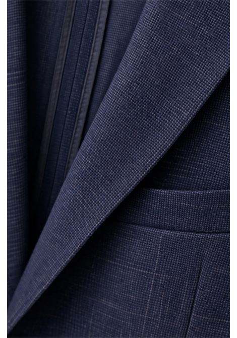 Giacca sartoriale blu navy Tagliatore in tessuto hopsack  Made in Italy TAGLIATORE | GIACCHE | 1SMC22K 340346Eb983